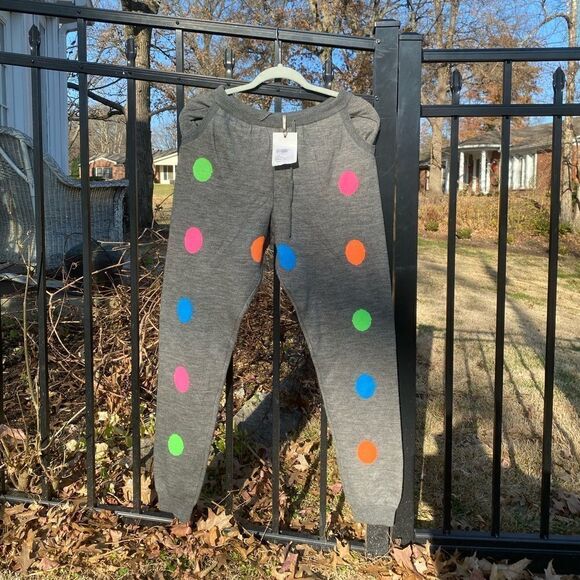 Tak.Ori Polka Dot Alpaca Knit Pants NWT - Picture 1 of 7
